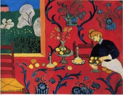 Quadro di Henry Matisse del 1908: La camera rossa
