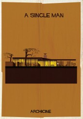 Il poster di Federico Babina per il film A single Man di Tom Ford 