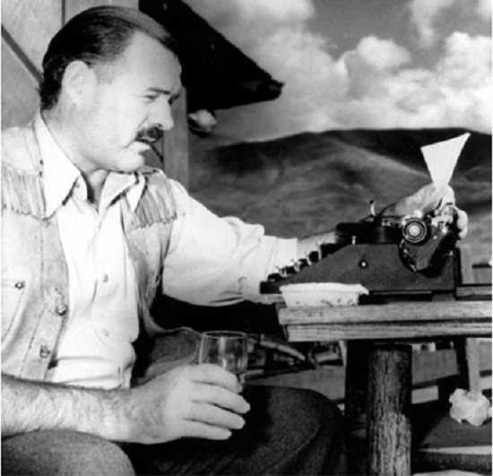 Ernest Hemingway usava una macchina da scrivere Underwood.