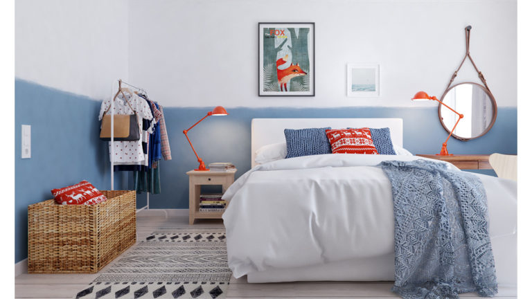 Camera da letto  - Appartamento Interior ID - Interior design scandinavo