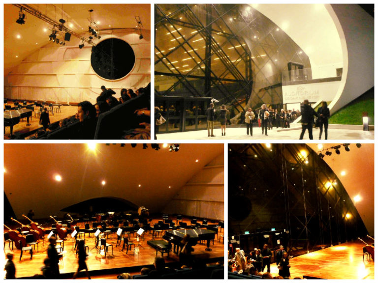 l’architetto brasiliano Oscar Niemeyer Auditorium di Ravello