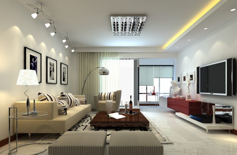 living room lighting trends 2024