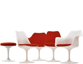 formati diversi della sedia Tulip di Saarinen