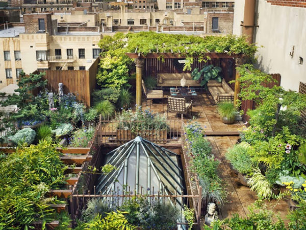 bonus verde copertura terrazzo condominiale con piante