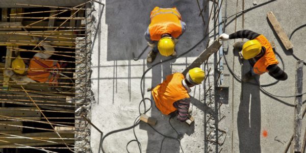 Norme Tecniche per le Costruzioni NTC 2018 operai in cantiere edile