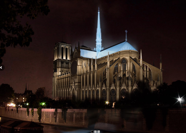 Notre Dame progetti per ricostruzione FOTOIl progetto dello studio Fuksas