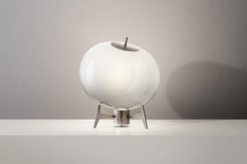 Anniversario allunaggio e design lunare Foto lampada da tavolo sferica Antartic di Olev