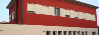 Pittura silossanica sulla facciata di un edificio
