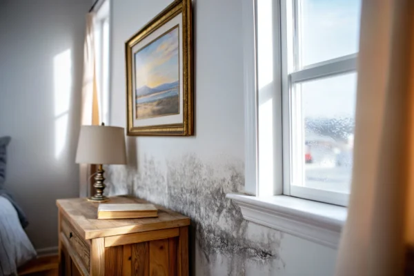 muffa alle pareti: inquinante per la qualità dell'aria indoor